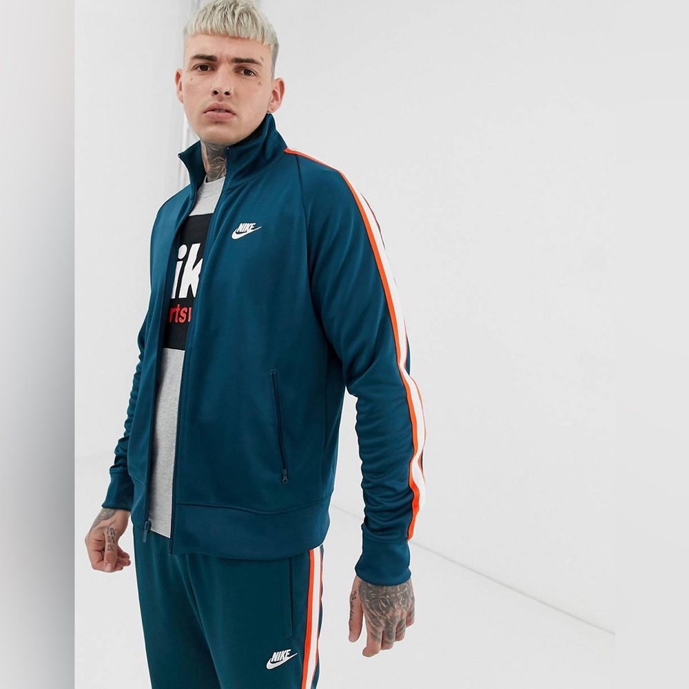 Nike Tribute Track Top in Green (jacket only)
